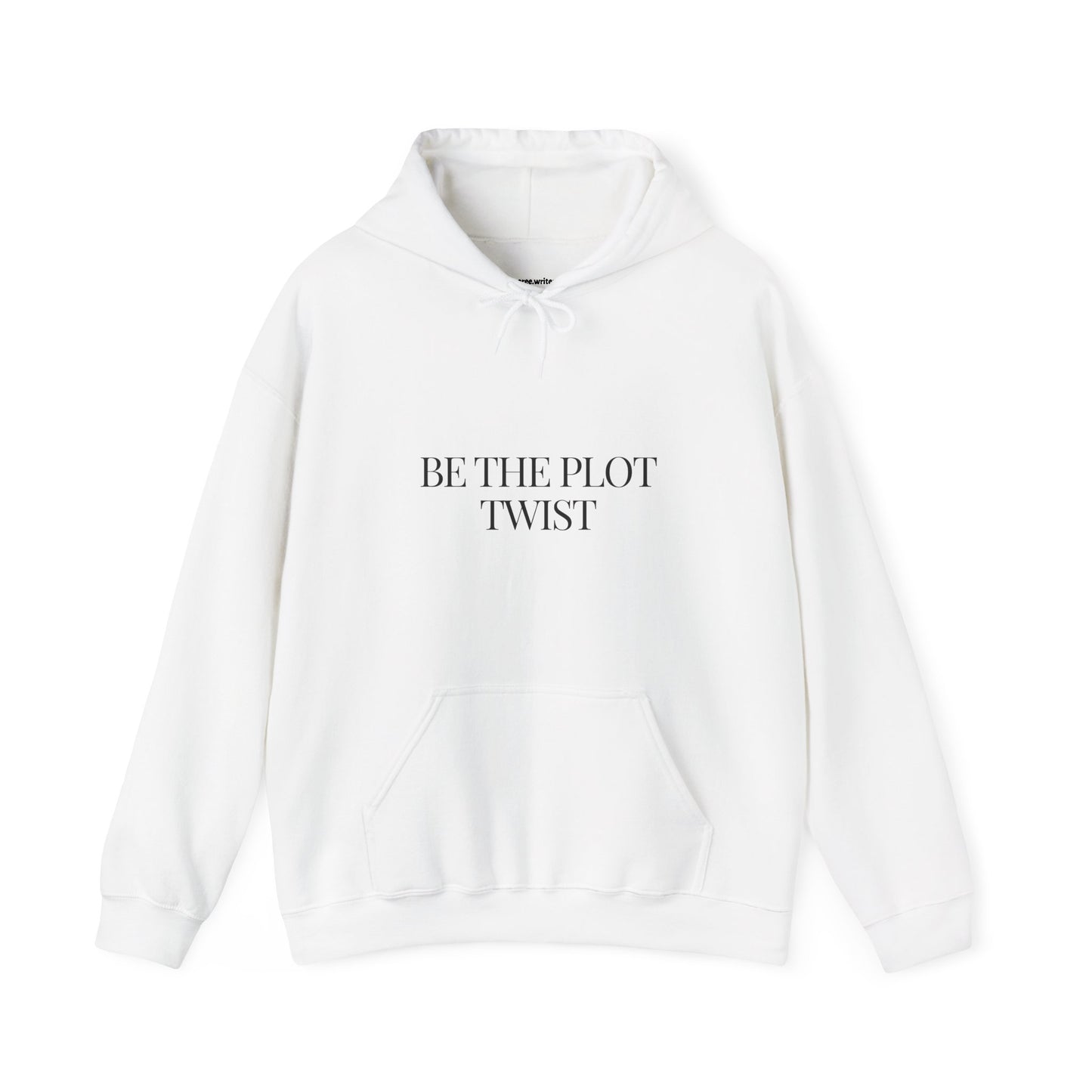“Be the Plot Twist” Limited Edition QR Code Hoodie by NooréeWrites