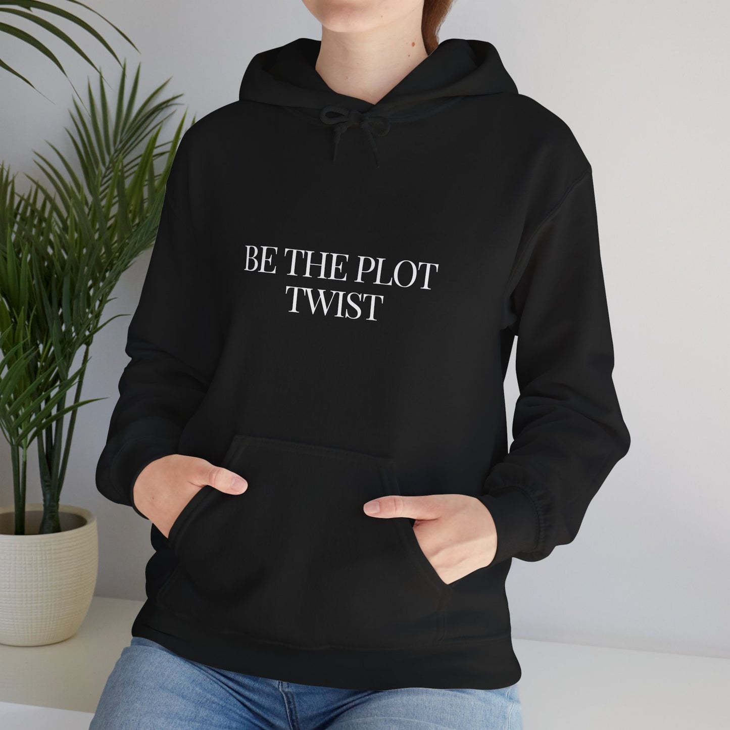 “Be the Plot Twist” Limited Edition QR Code Hoodie by NooréeWrites