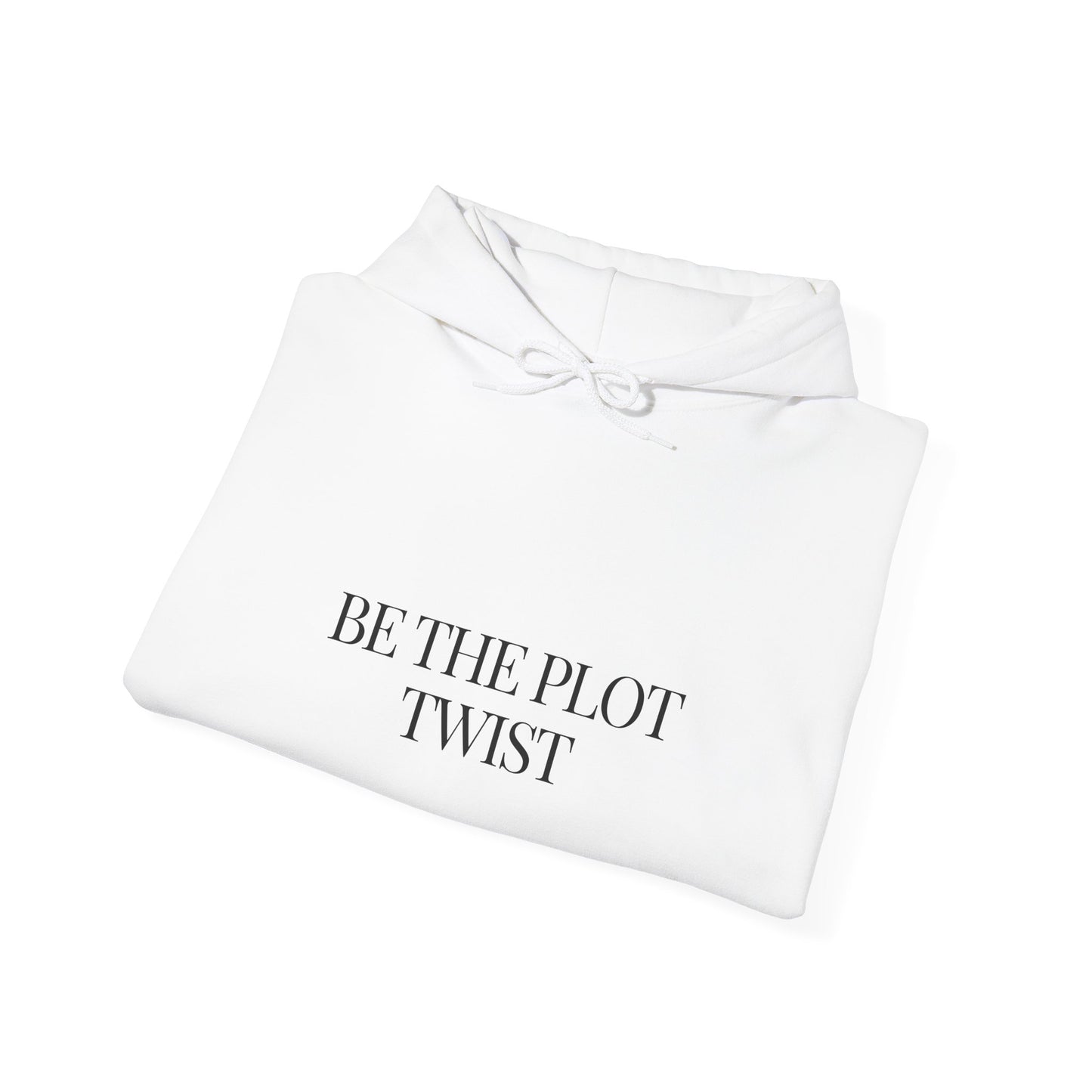 “Be the Plot Twist” QR Code Hoodie