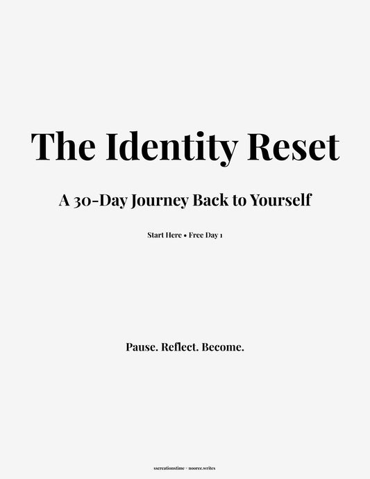 Start Your Identity Reset (Free Preview)